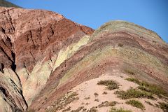19 Cerro de los Siete Colores The Hill of Seven Colours Close Up Early Morning From Cerro El Porito In Purmamarca.jpg